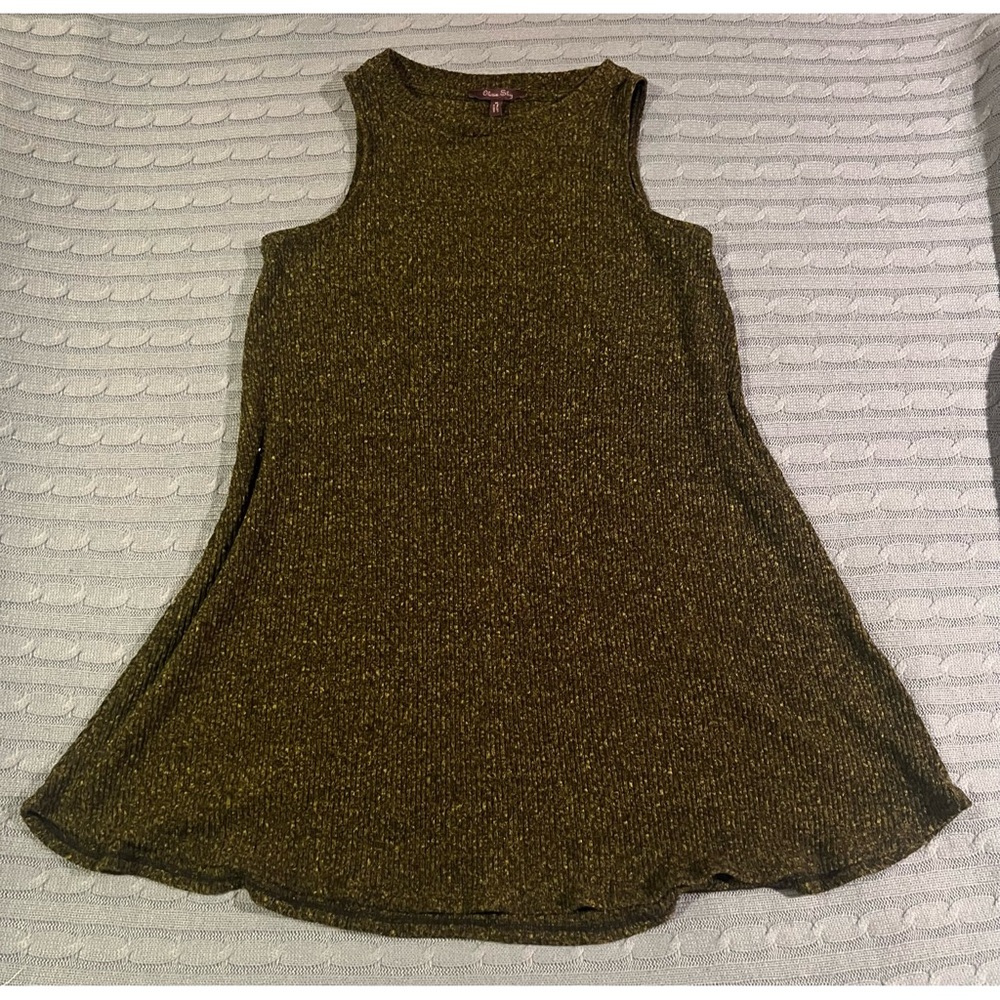 Olivia Sky Olive Knit Sweater Dress